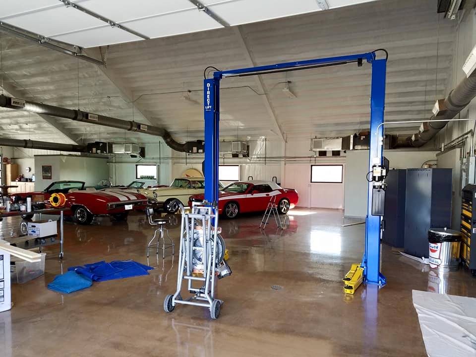 Vehicle lift - Commercial electrician services by CLP Electric