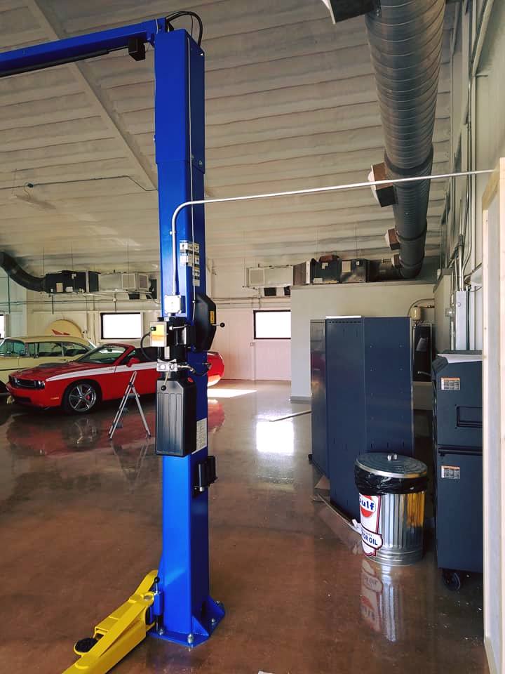 Car lift installation by CLP Electric