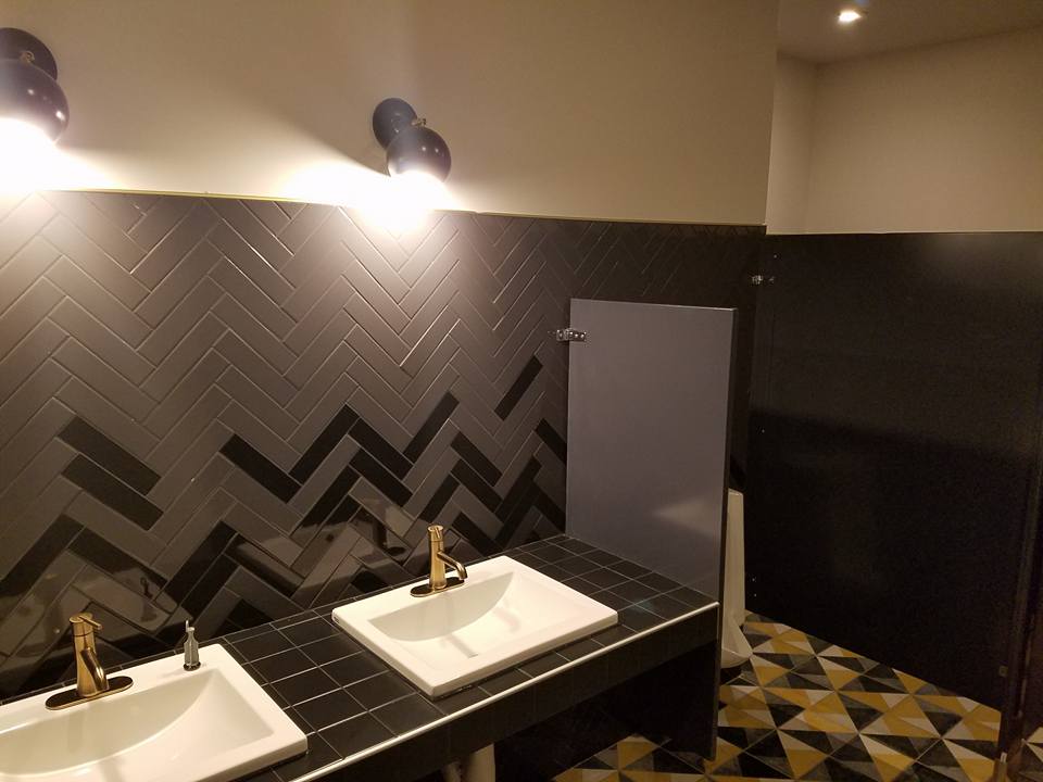 Electrical and lighting for bathroom - Commercial electrician services by CLP Electric