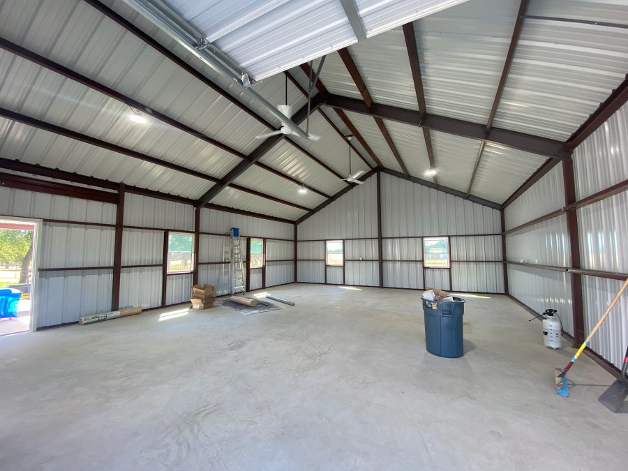 Workshop and Metal building lighting and electrical by CLP Electric