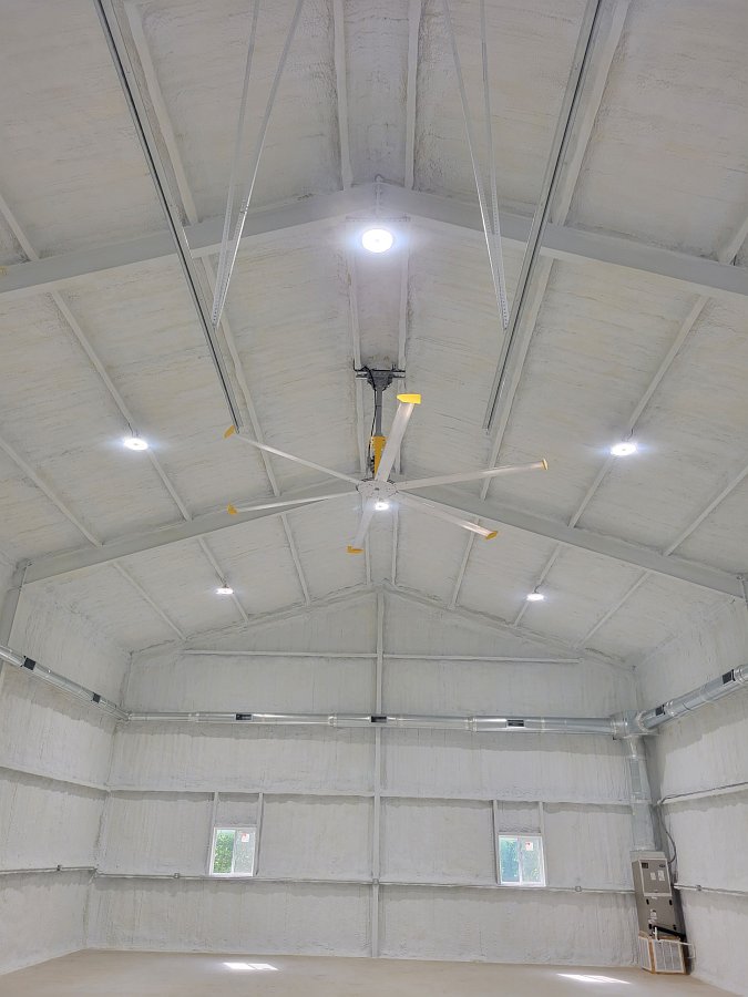 Lighting and electrical for metal building by CLP Electric