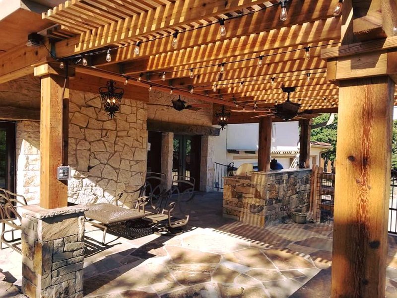 Patio lighting by CLP Electric